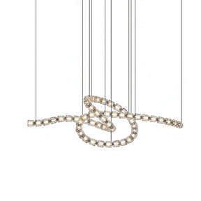 Gabriel Gold Crystal Chandelier
