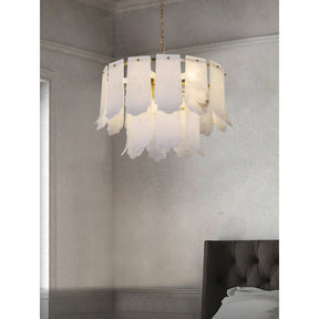 Evander Alabaster Tier Chandelier