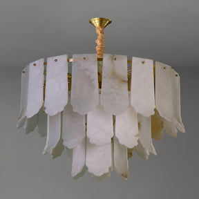 Evander Alabaster Tier Chandelier