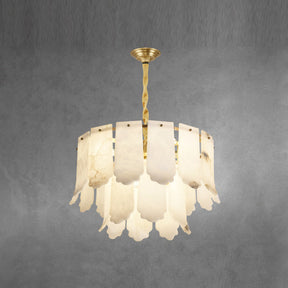 Evander Alabaster Tier Chandelier