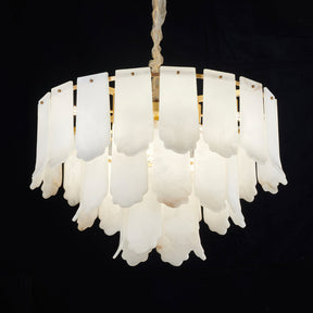 Evander Alabaster Tier Chandelier