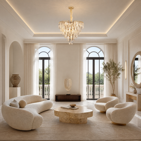 Eterea Crystal Rectangular Chandelier