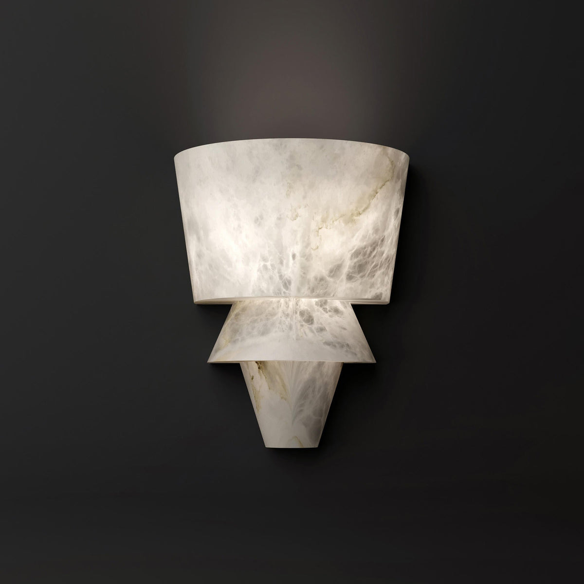 Koltin FLO A Alabaster Wall Sconce, Wall Lamp For Bedroom, Living Room Wall Light Fixtures J-CHANDELIER   