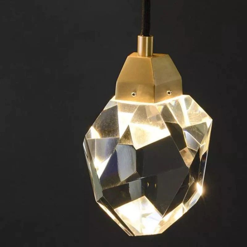 Slipe Faceted Crystal Prisms Wall Sconce (Cord)