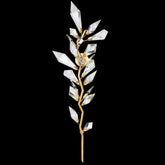 21026W3 58" Gold&Silver Crystal Sconce