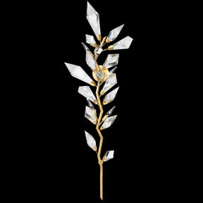 21026W3 58" Gold&Silver Crystal Sconce
