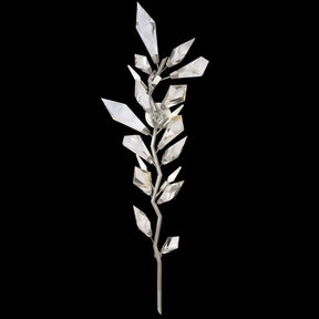 21026W3 58" Gold&Silver Crystal Sconce