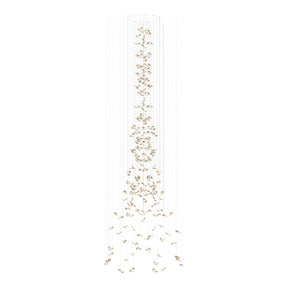 Galaxy Frosted Petals Frozen Chandelier