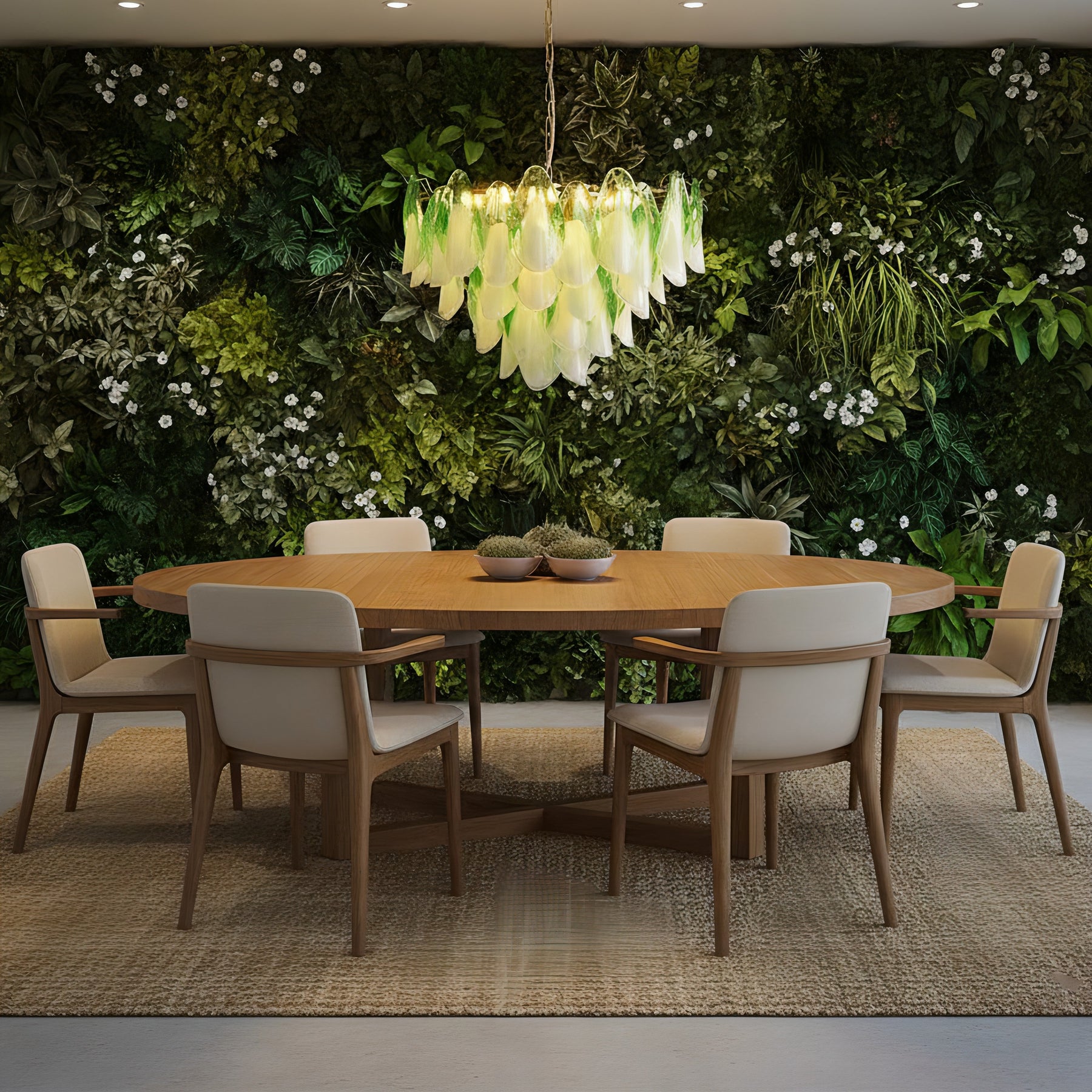 Caia Murano Glass Chandelier for Living Room