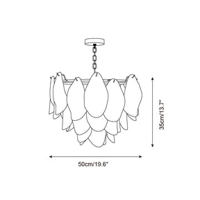 Caia Murano Glass Chandelier for Living Room