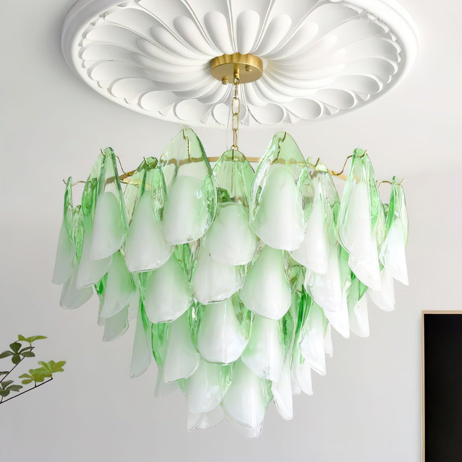 Caia Murano Glass Chandelier for Living Room