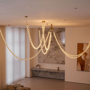 Gabriel Gold Crystal Chandelier