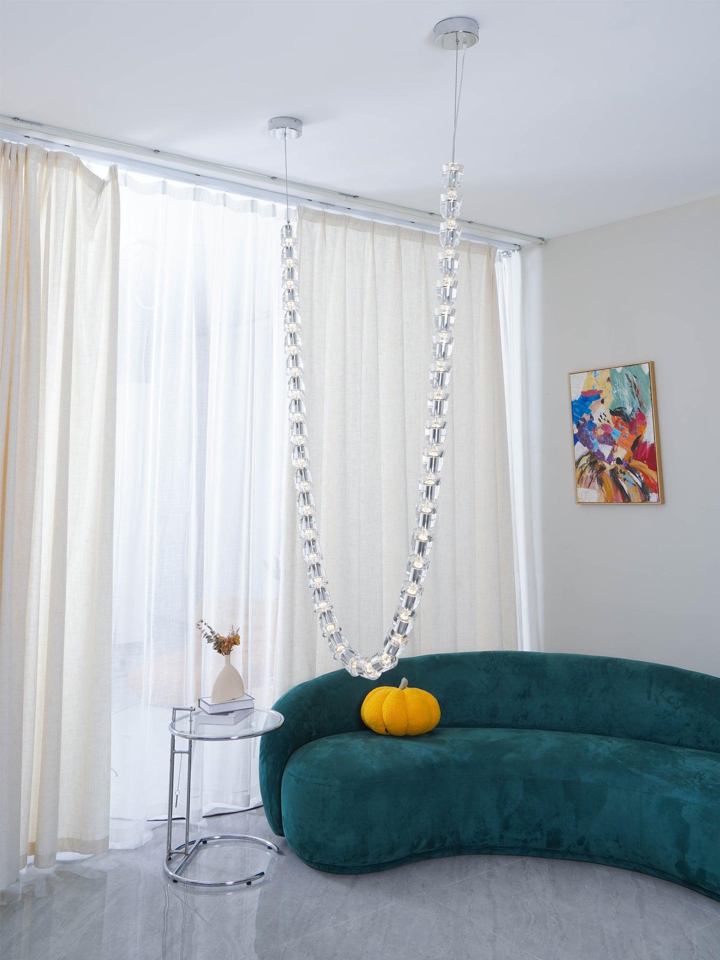 Gabriel Gold Crystal Chandelier