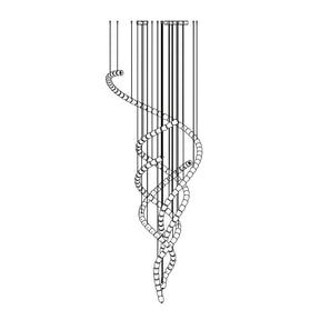 Gabriel Gold Crystal Chandelier