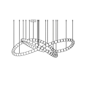 Gabriel Chrome Crystal Chandelier