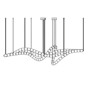 Gabriel Gold Crystal Chandelier