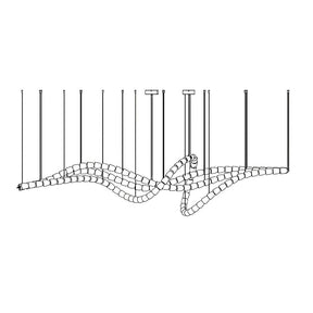 Gabriel Gold Crystal Chandelier