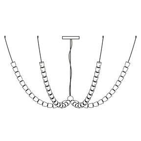Gabriel Chrome Crystal Chandelier