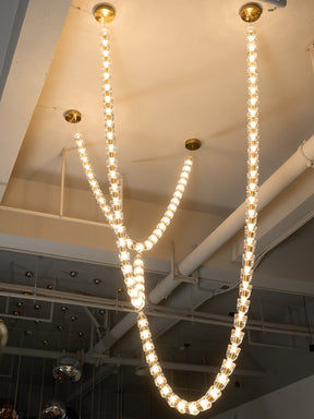 Gabriel Gold Crystal Chandelier