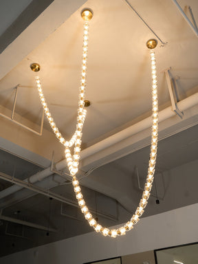 Gabriel Gold Crystal Chandelier