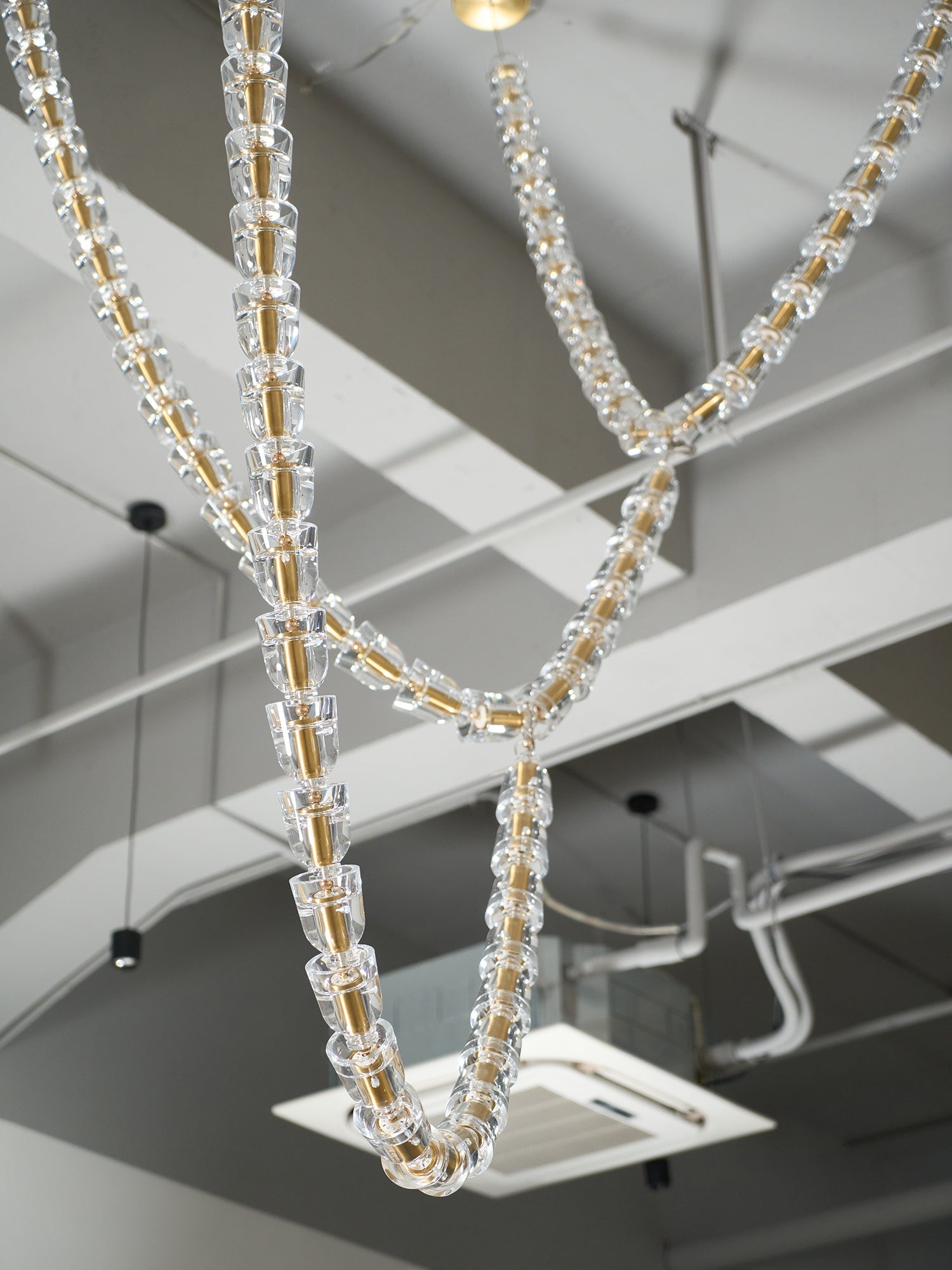 Gabriel Gold Crystal Chandelier