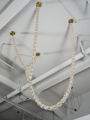 Gabriel Gold Crystal Chandelier