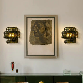 Ghiaccio Glass Wall Sconce