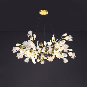 Gingko Ceramic Branch Chandelier Z