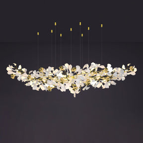 Gingko Ceramic Branch Chandelier Z