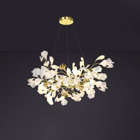Gingko Ceramic Branch Chandelier Z