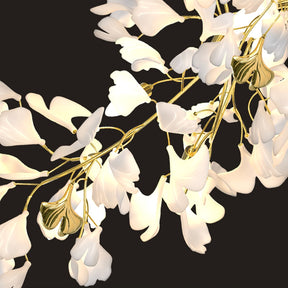 Gingko Ceramic Branch Chandelier Z
