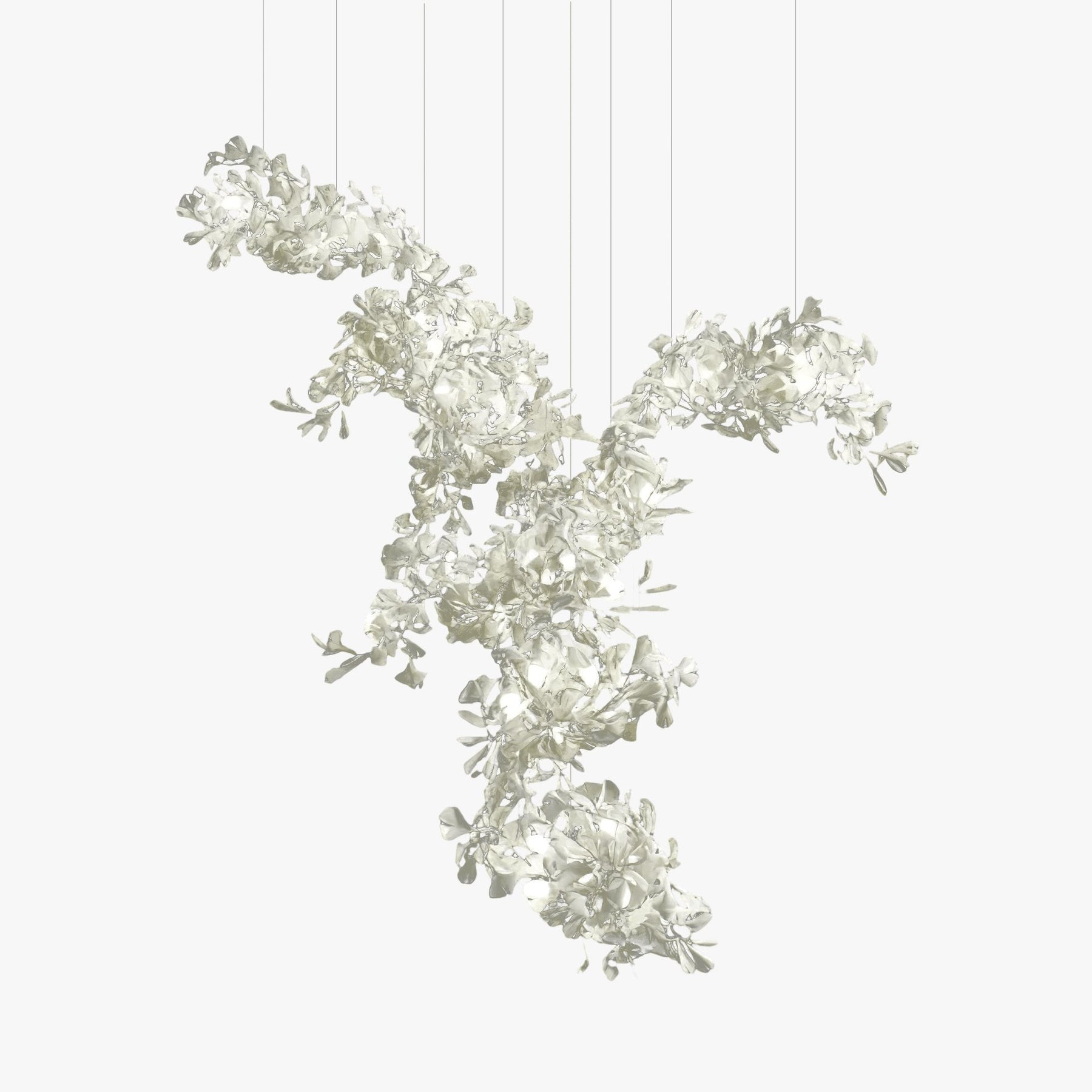 Gingko Ceramics Combination Branch Chandelier