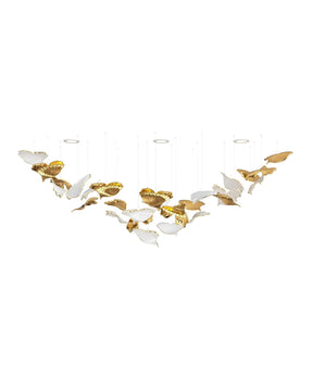 Ginkgo Ceramics Tree Chandelier