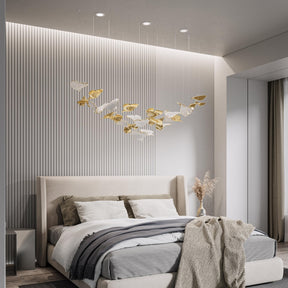 Ginkgo Ceramics Tree Chandelier
