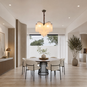 Glass Rod Chandelier