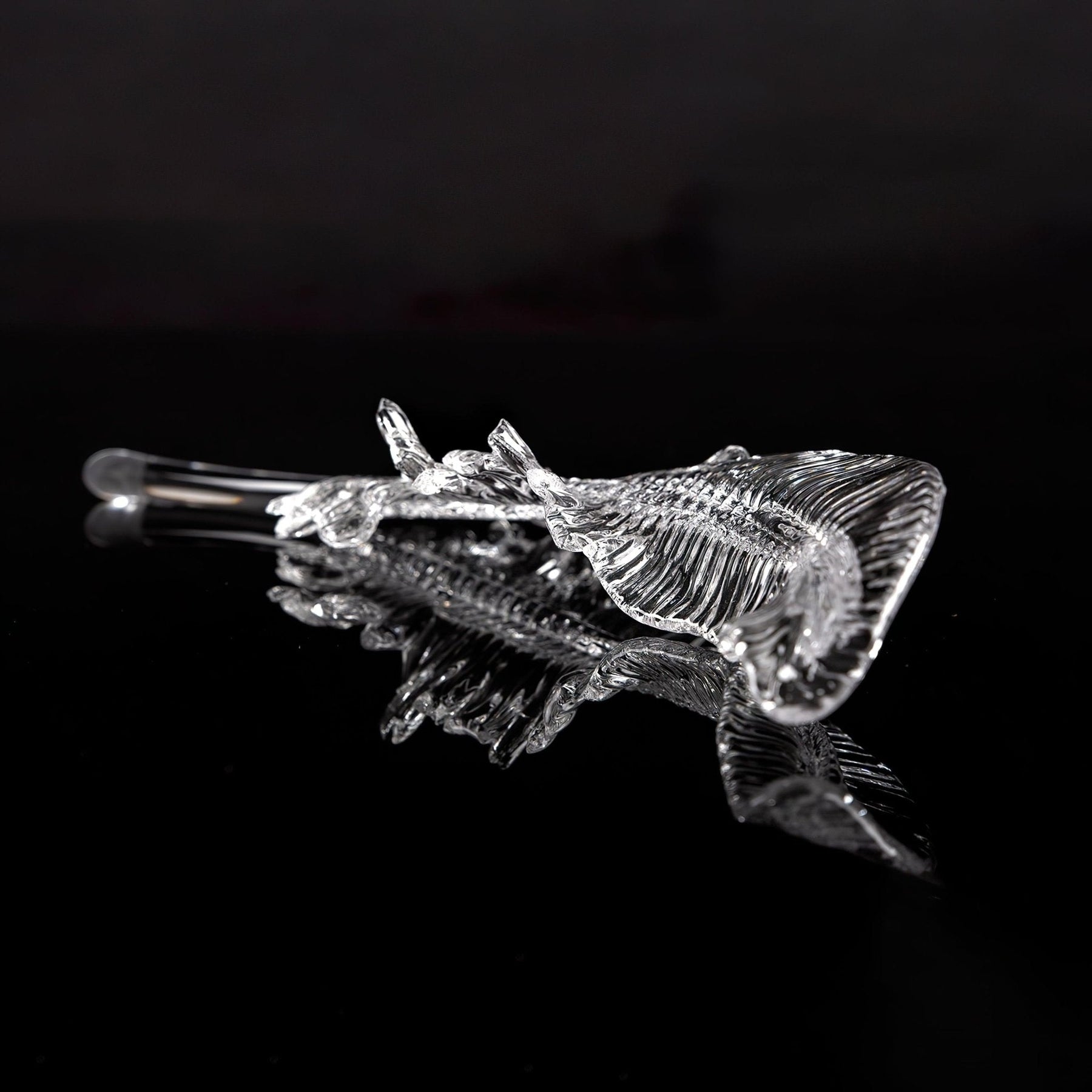 Galaxy Glass Feathers Flying Chandelier