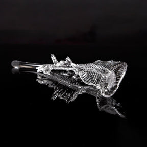 Galaxy Glass Feathers Flying Chandelier