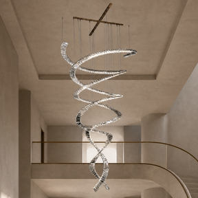Globo Crystal Halo Chandelier