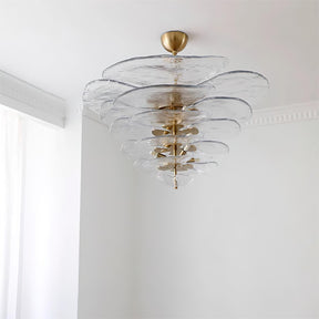 Petal Layered Murano Glass Chandelier