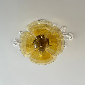 Petal Layered Murano Glass Chandelier