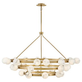 Harold Art Glass Ball Multi Tier Chandelier