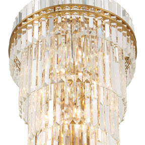 Hayer Multi-Layer Crystal 31 Light Chandelier