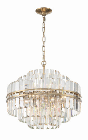 Hayer Round Crystal 12 Light Chandelier