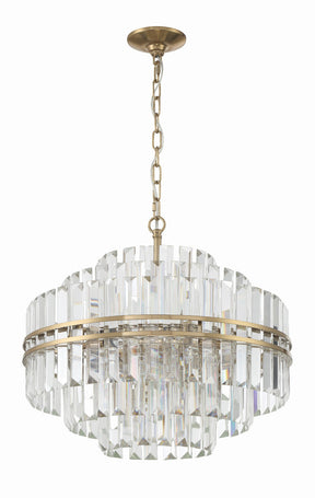 Hayer Round Crystal 12 Light Chandelier