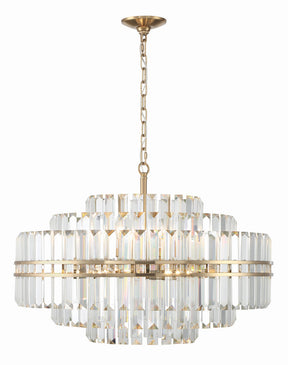 Hayer Round Crystal 16 Light Chandelier