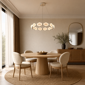 Hexon Foyer Chandelier Contemporary