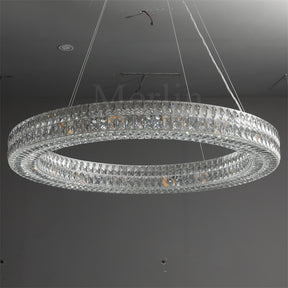 Jeanne Modern Luxury Crystal Circular Chandelier Lighting