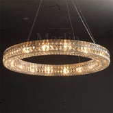 Jeanne Modern Luxury Crystal Circular Chandelier Lighting