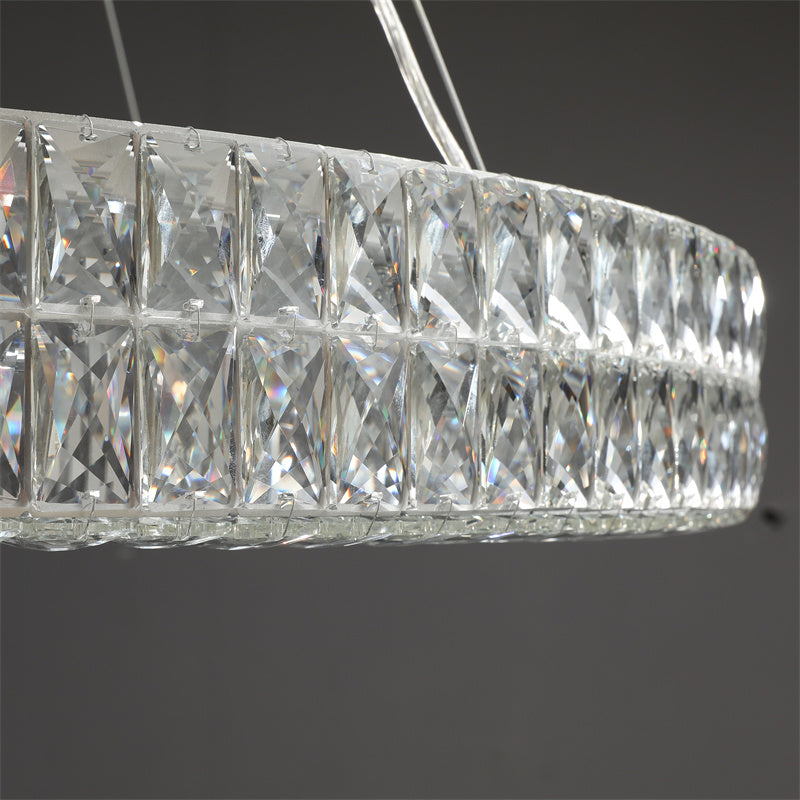 Jeanne Modern Luxury Crystal Circular Chandelier Lighting