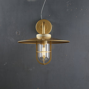 Michelle Outdoor Wall Sconce, Industrial Metal Wall Light Fixture